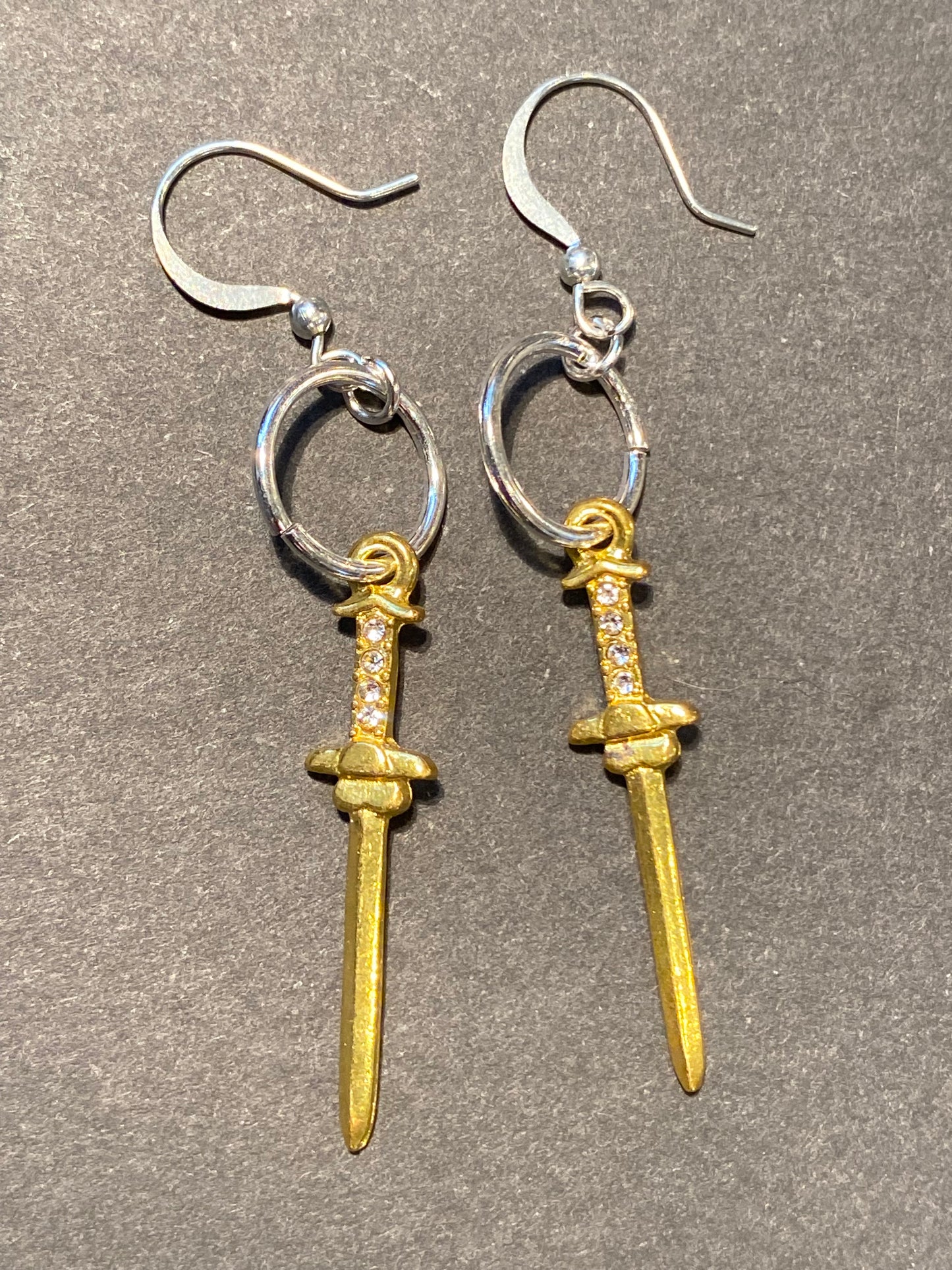 Retro Sword Earrings -#2