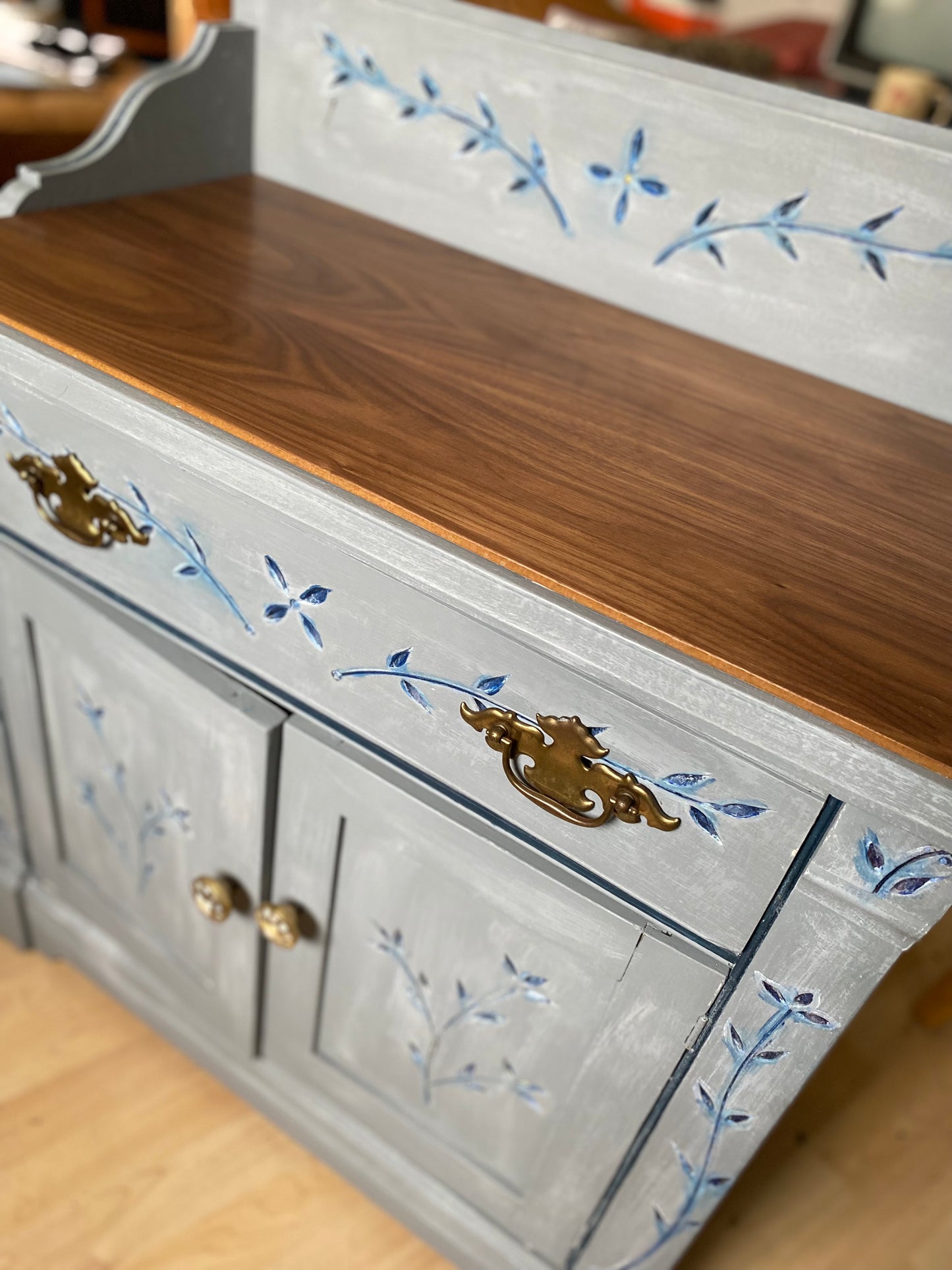 Beautiful refurbished antique cabinet