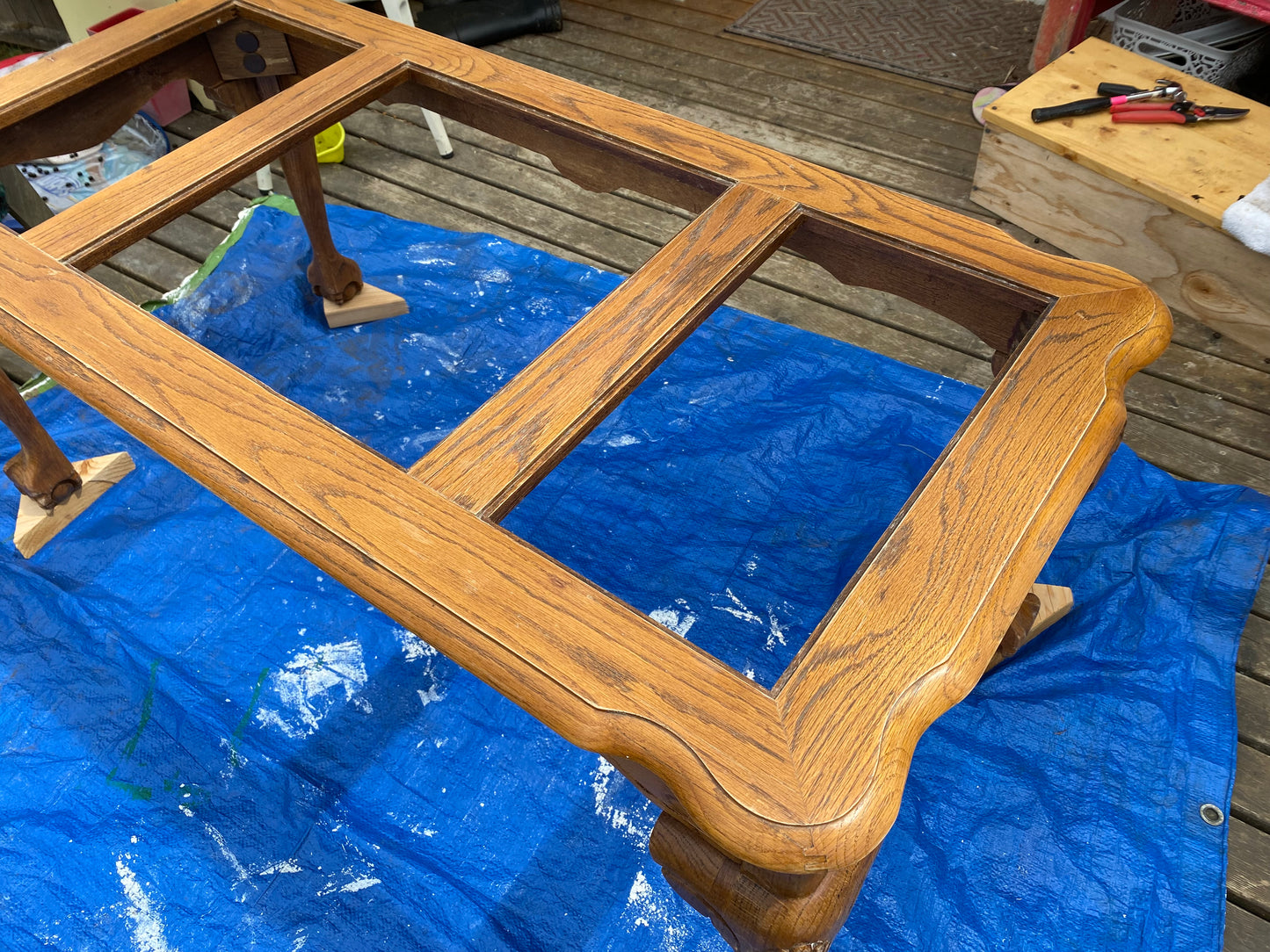 Luxe refurbished coffee table