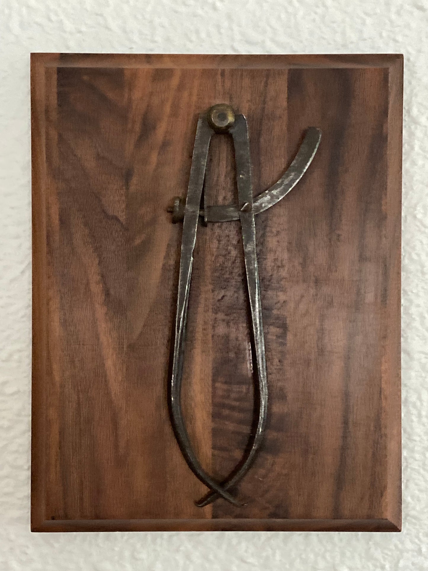 Vintage calipers wall plaque