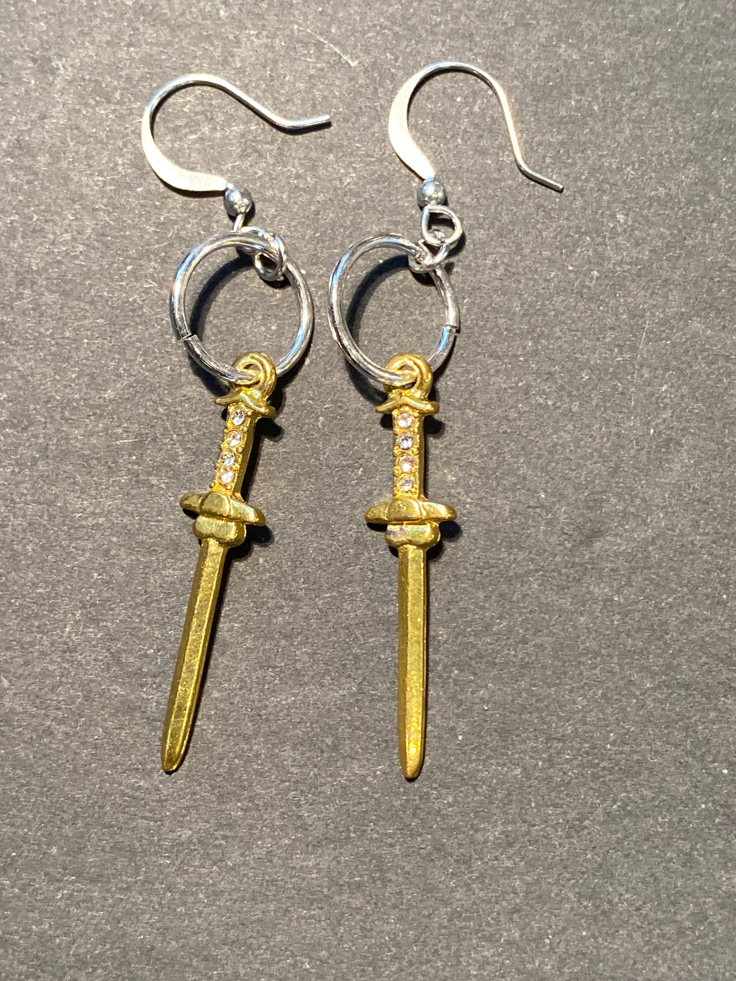 Retro Sword Earrings -#2