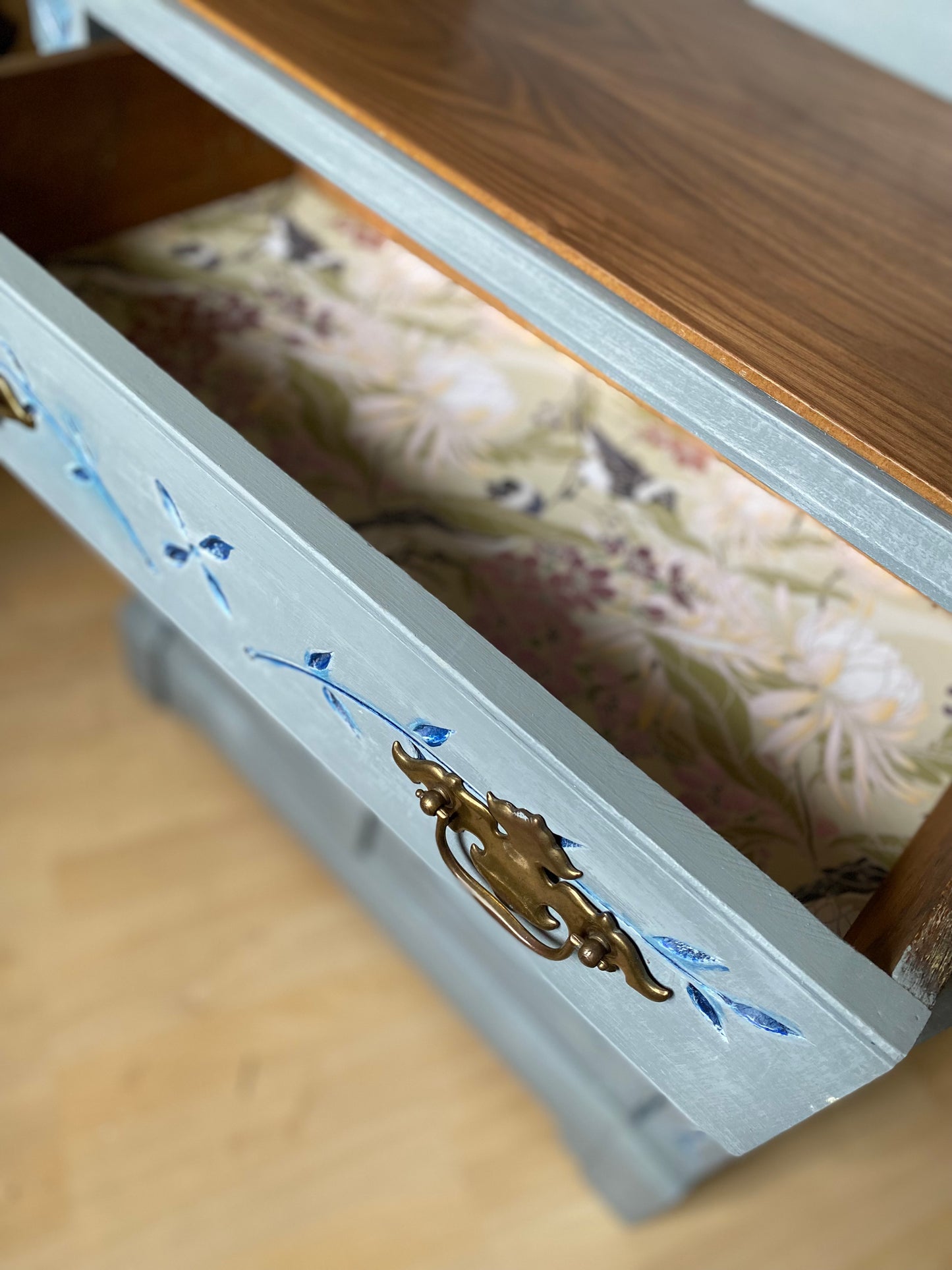 Beautiful refurbished antique cabinet