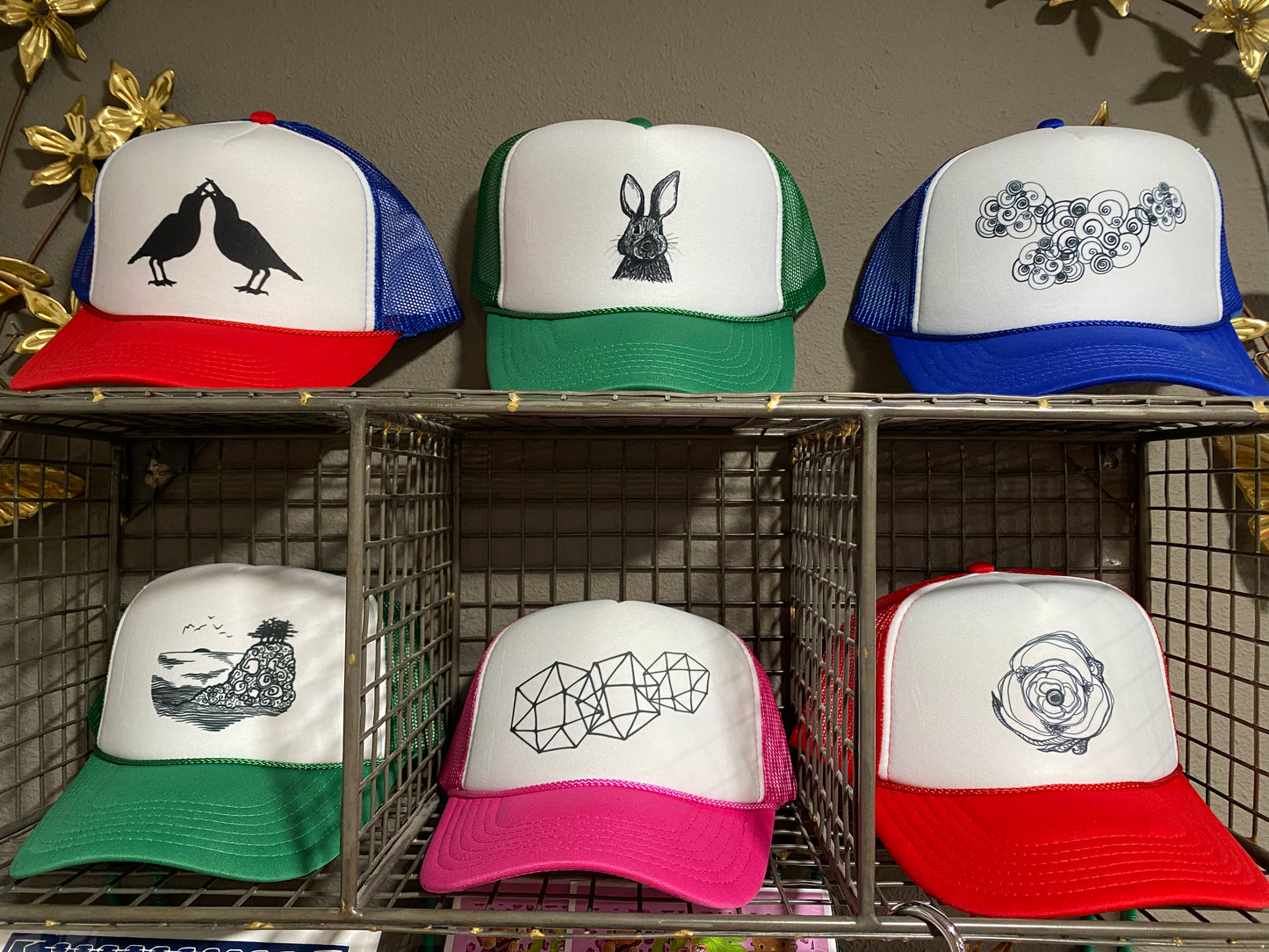 Trucker Hats with Original Illustrations