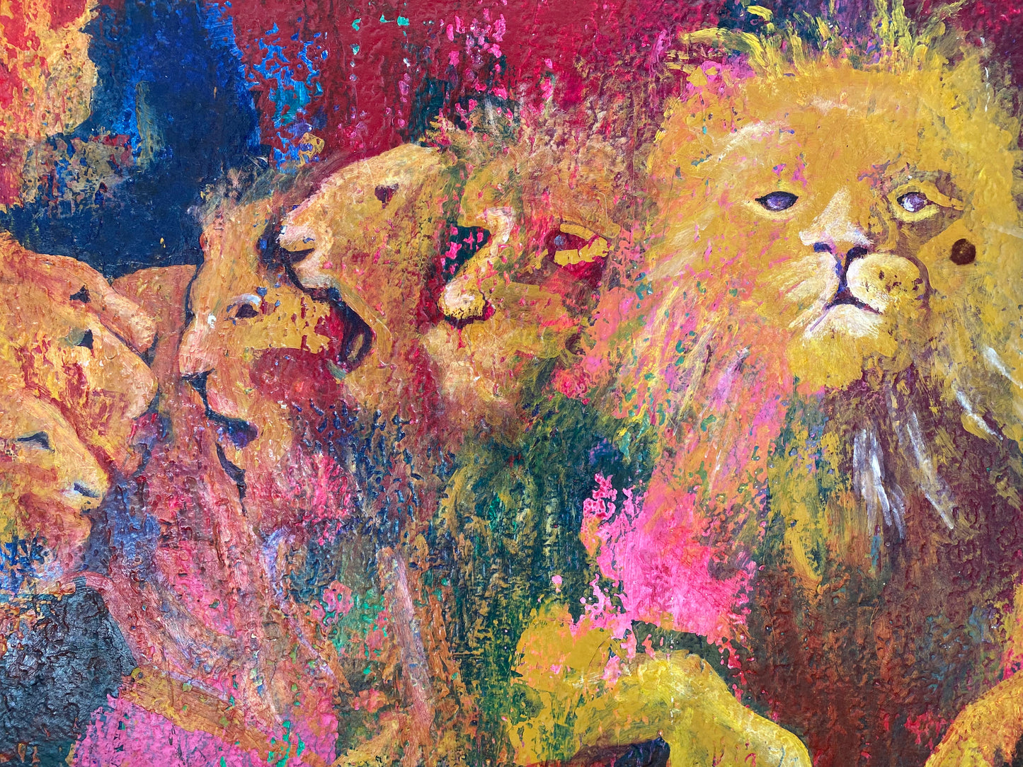 Lion Pride - original oil painting