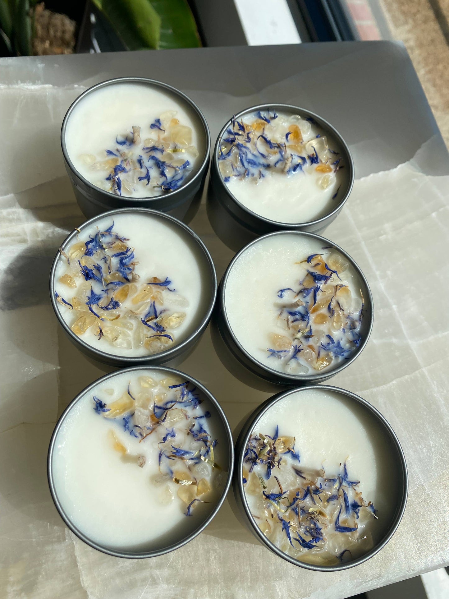 Abundance Crystal Candle