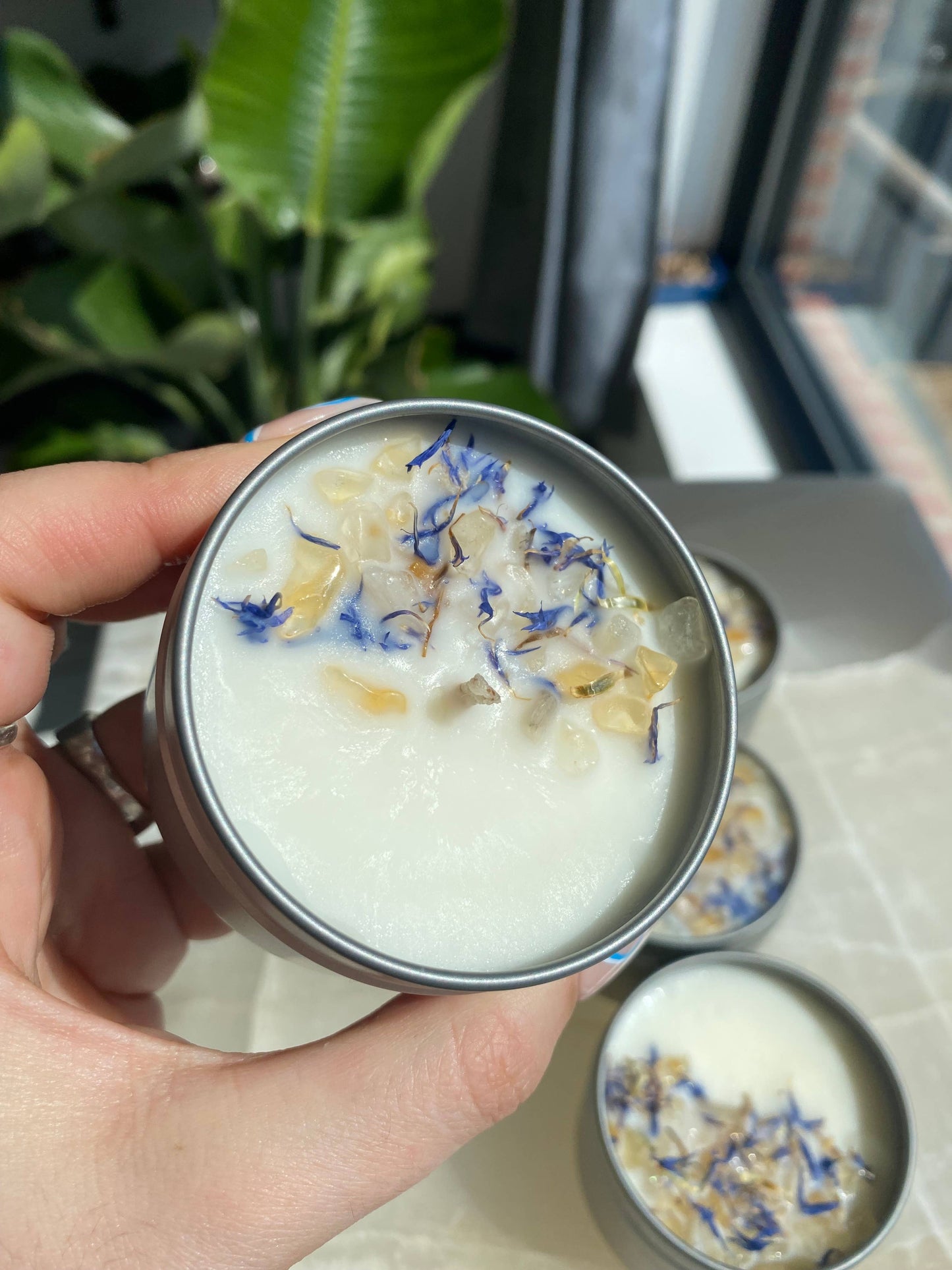 Abundance Crystal Candle