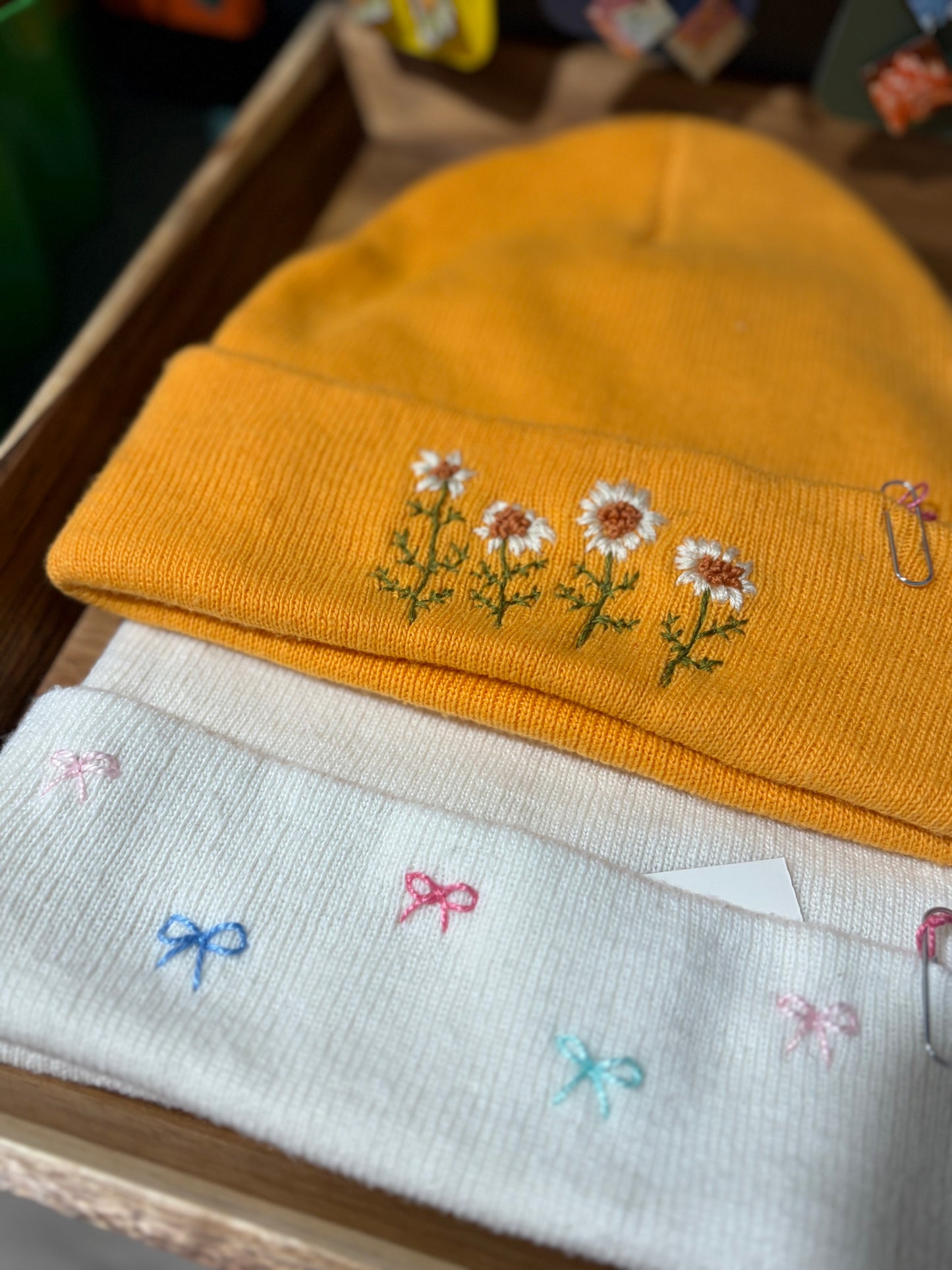 Hand embroidered Caps