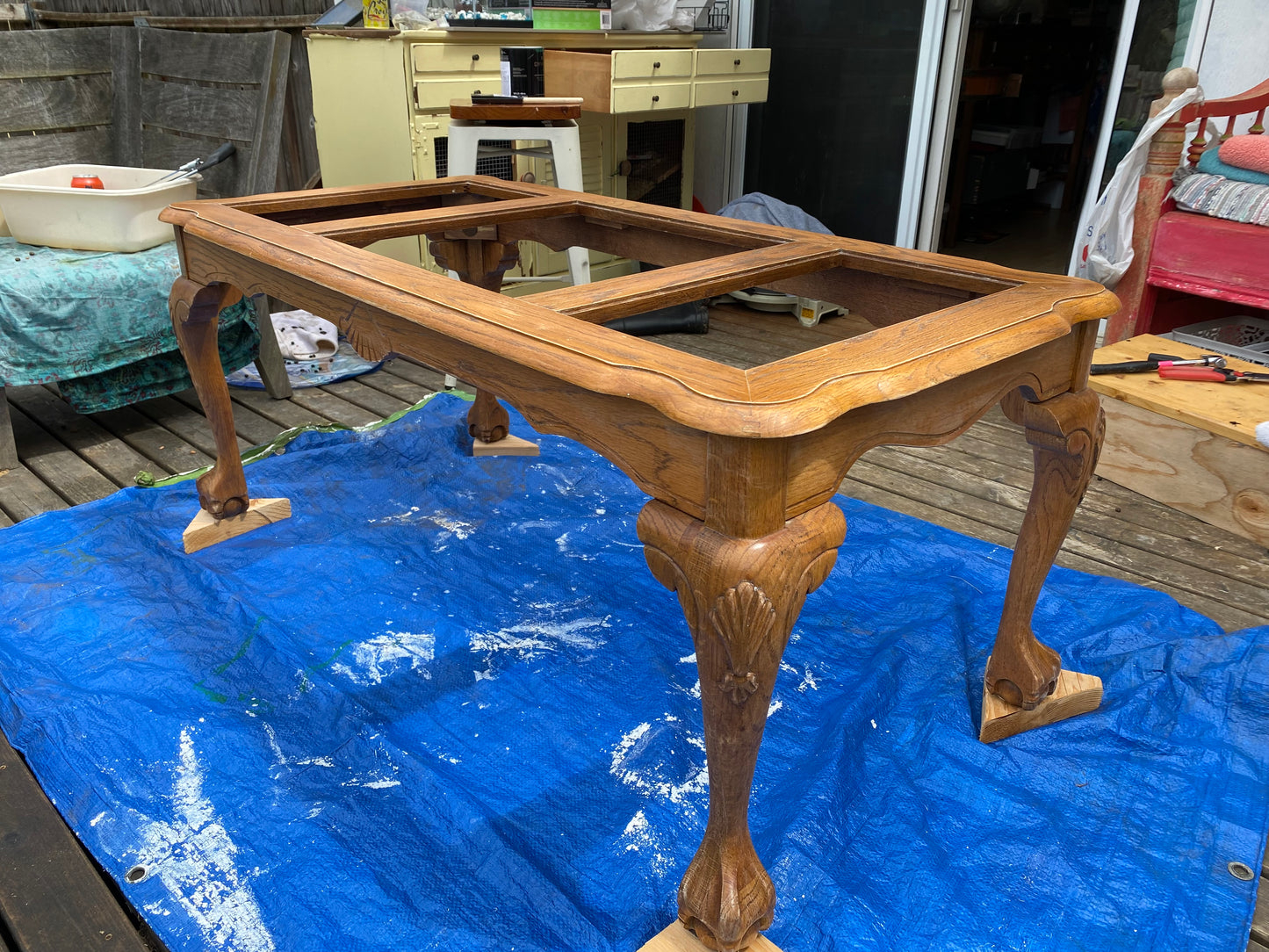 Luxe refurbished coffee table