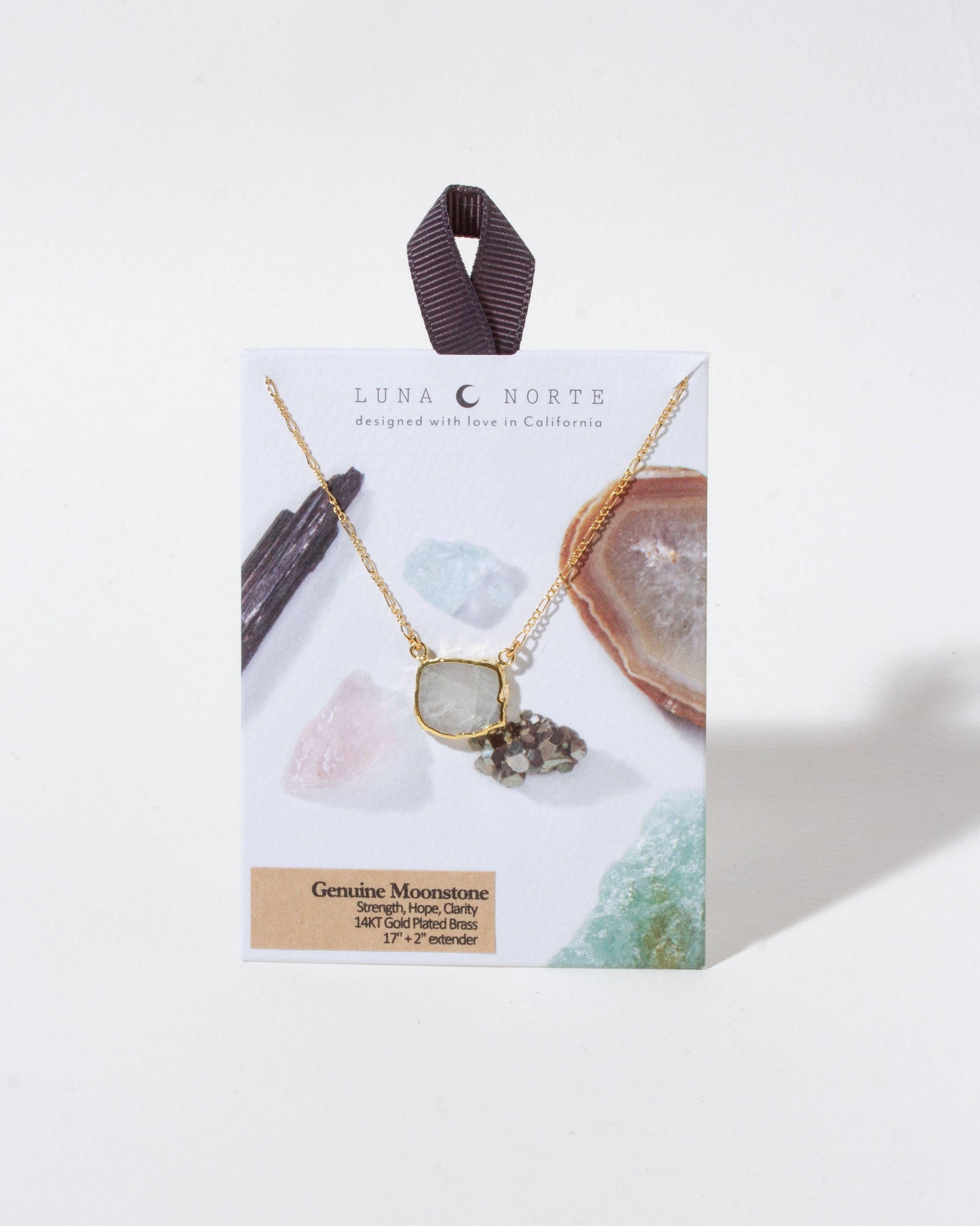 Wild & Grounded Necklace- Moonstone