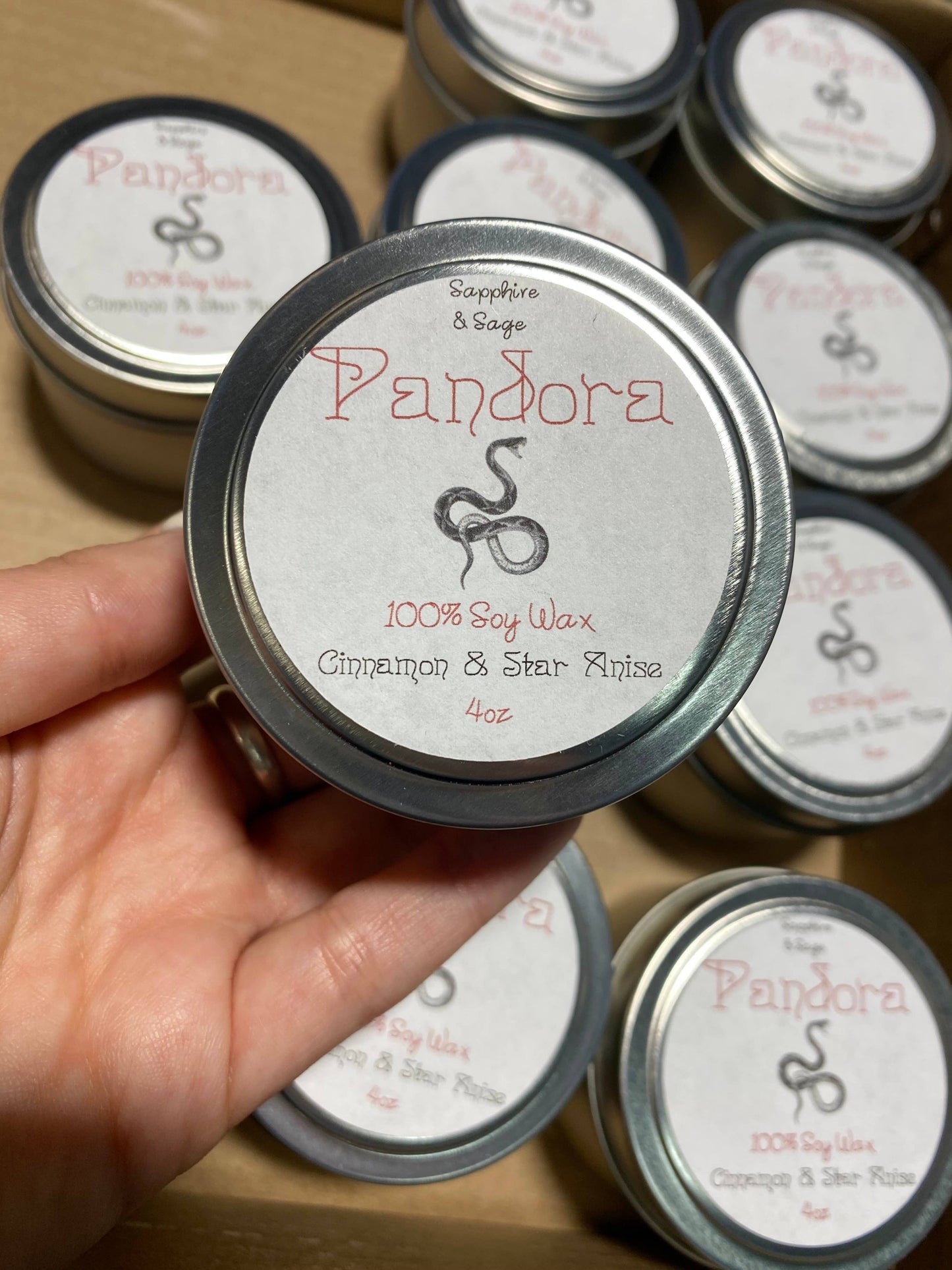 Pandora Crystal Candle