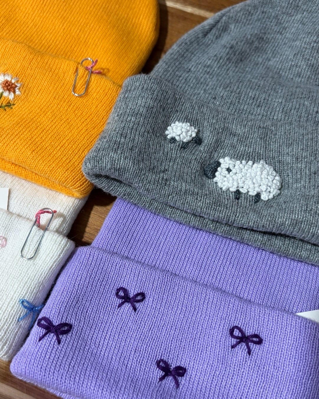 Hand embroidered Caps