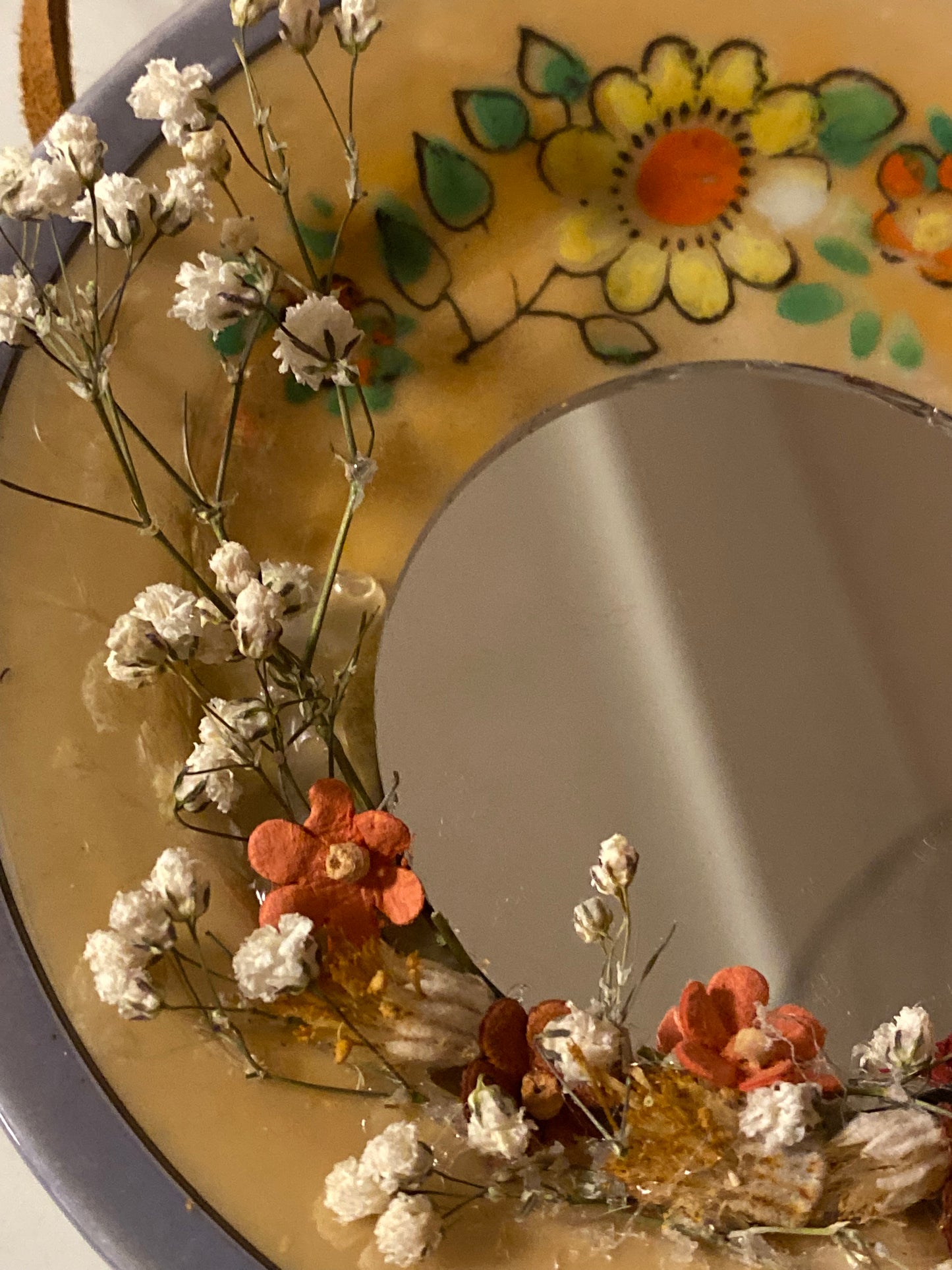 You are so Beautiful, upcycled mirror