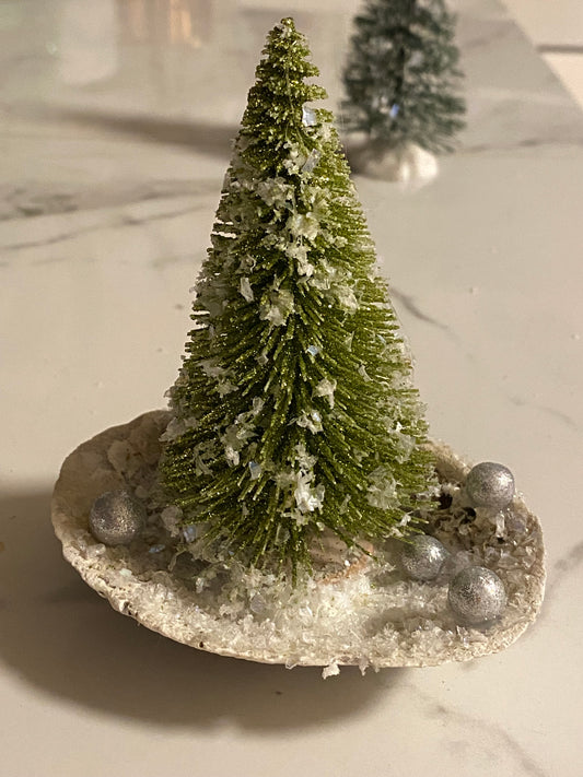 Holiday tree table ornaments