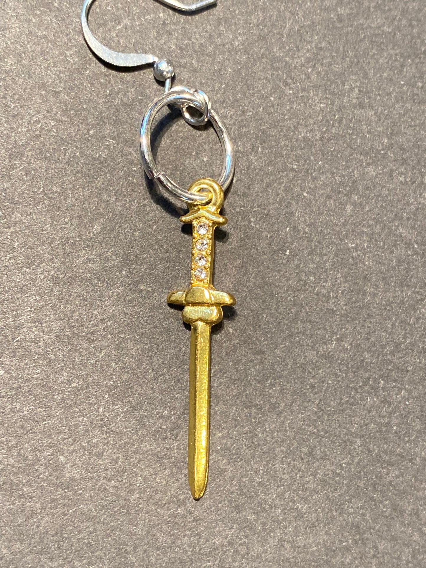 Retro Sword Earrings -#2