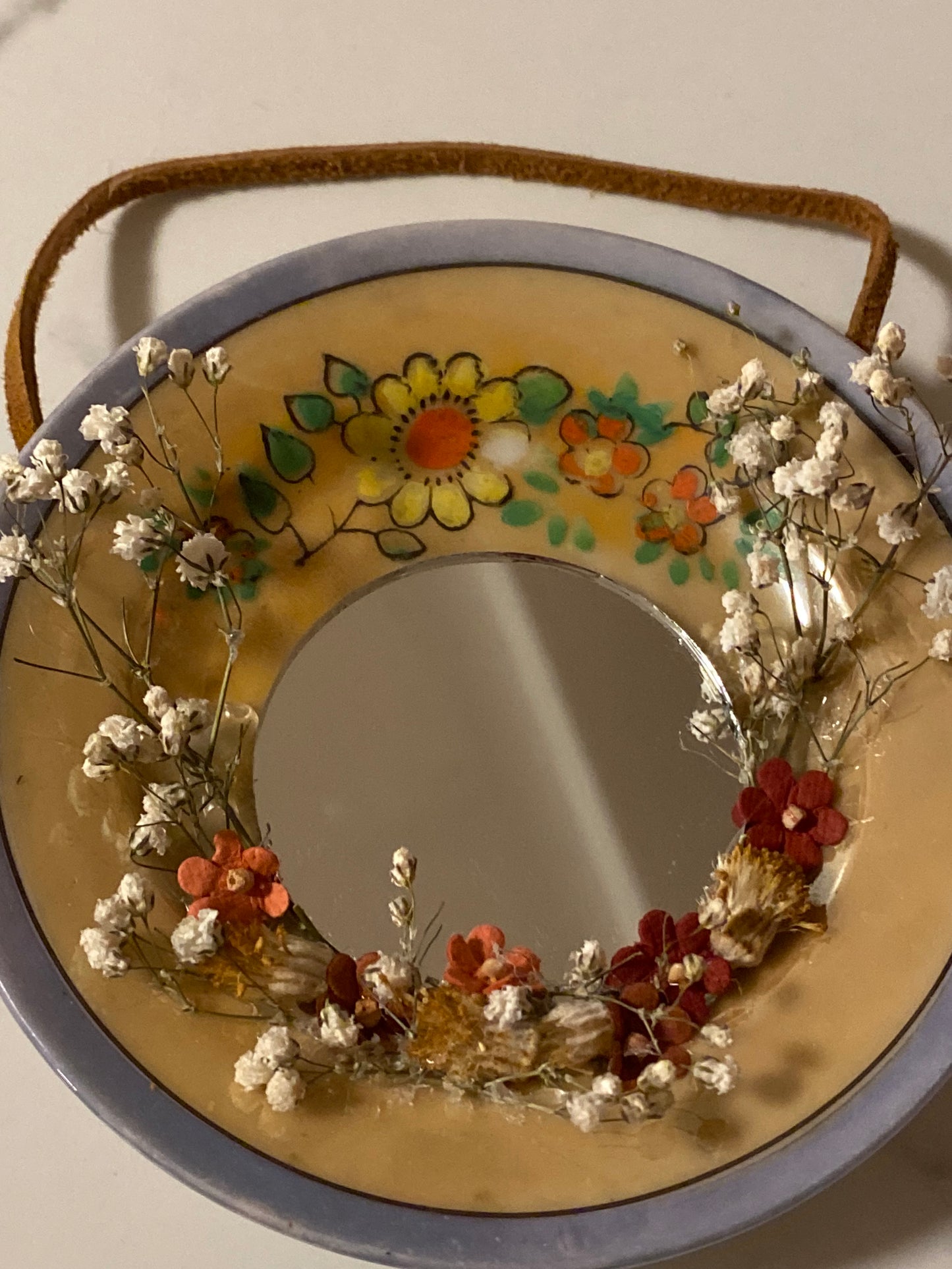 You are so Beautiful, upcycled mirror