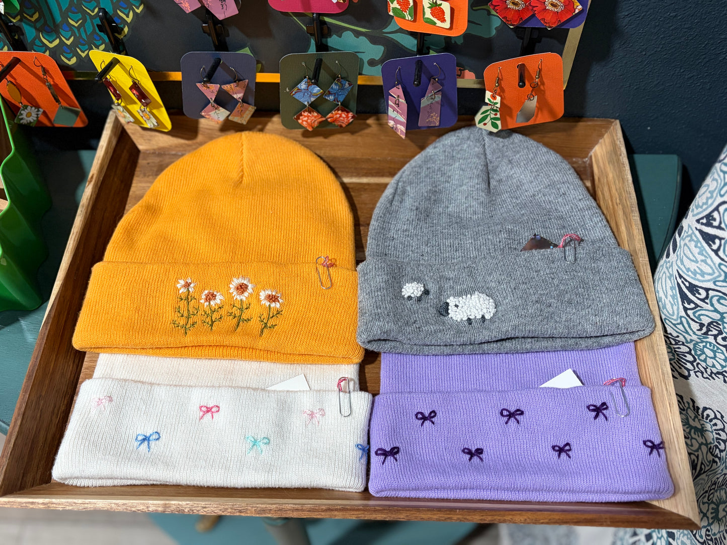 Hand embroidered Caps