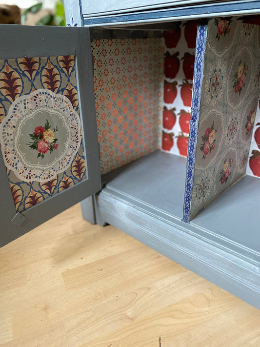 Beautiful refurbished antique cabinet