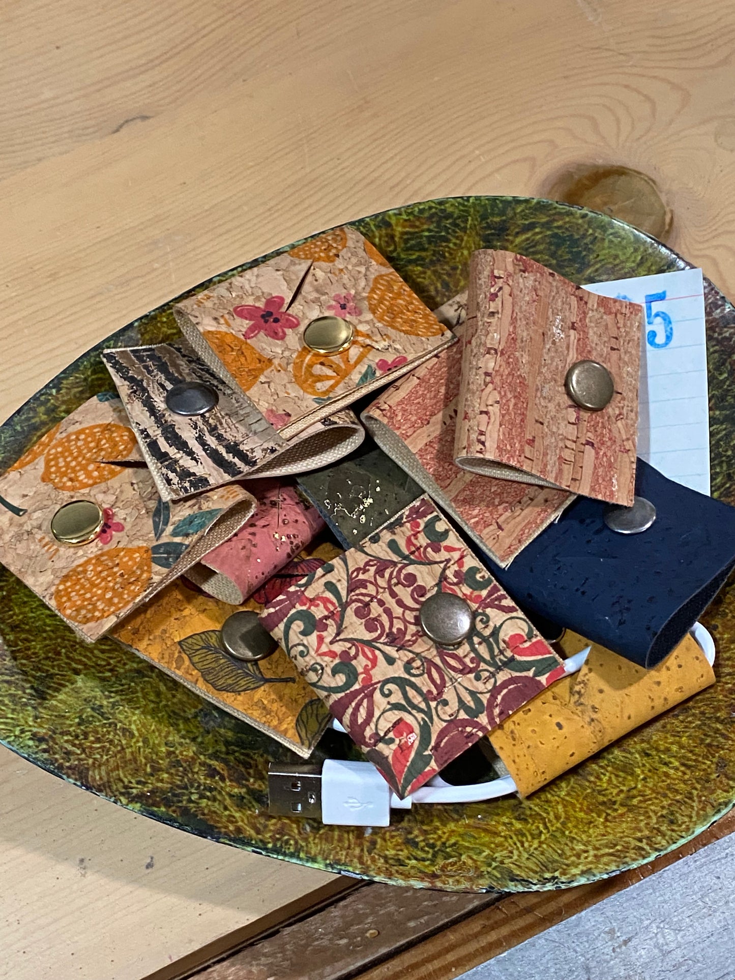 Cork Wallets and Cord Keepers