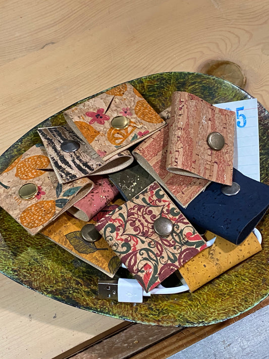 Cork Wallets and Cord Keepers