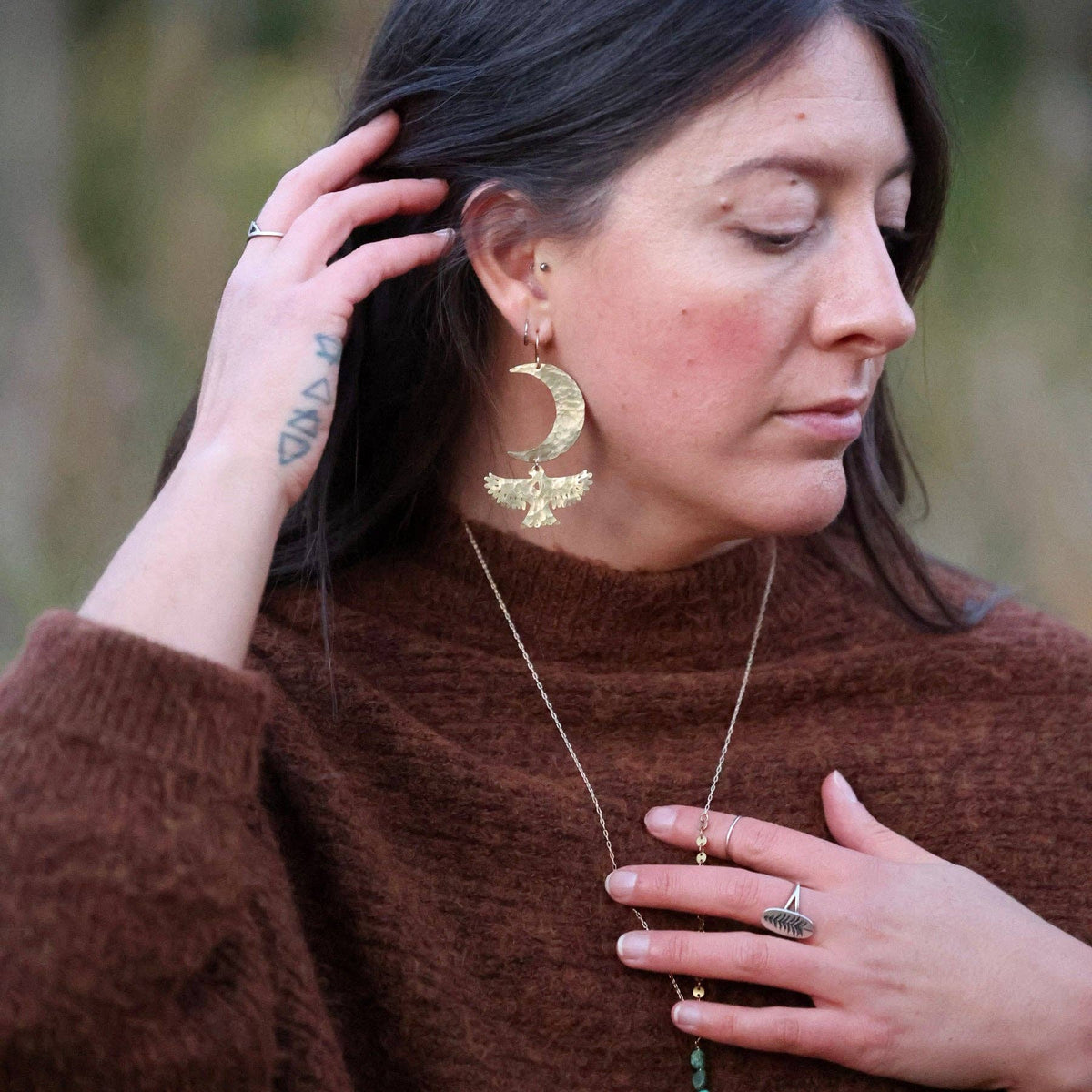 Night Wing Earrings