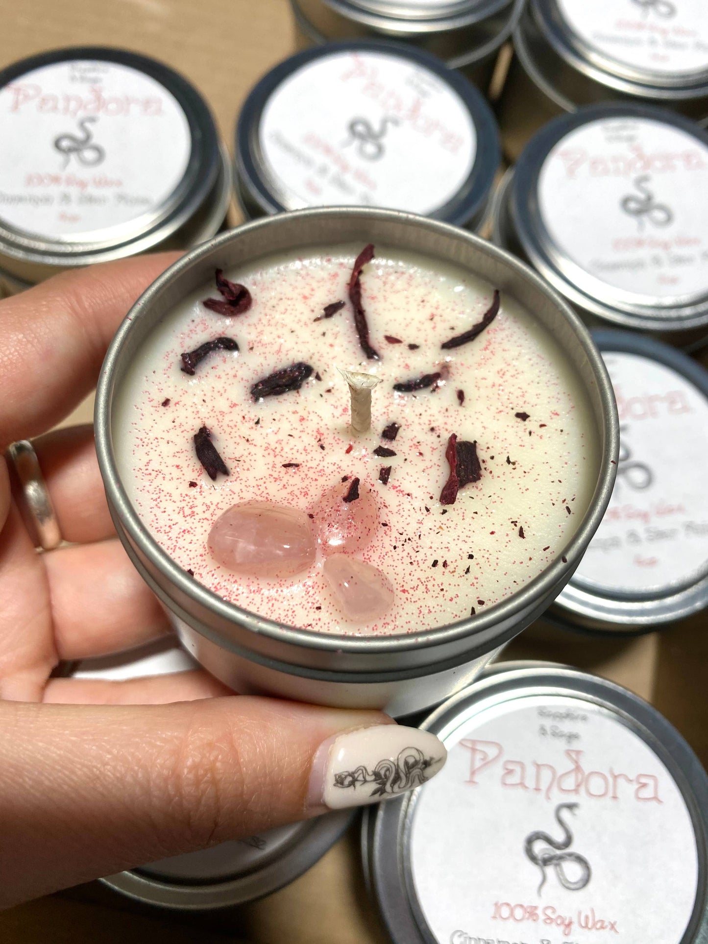 Pandora Crystal Candle